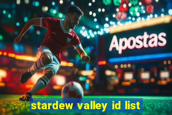 stardew valley id list